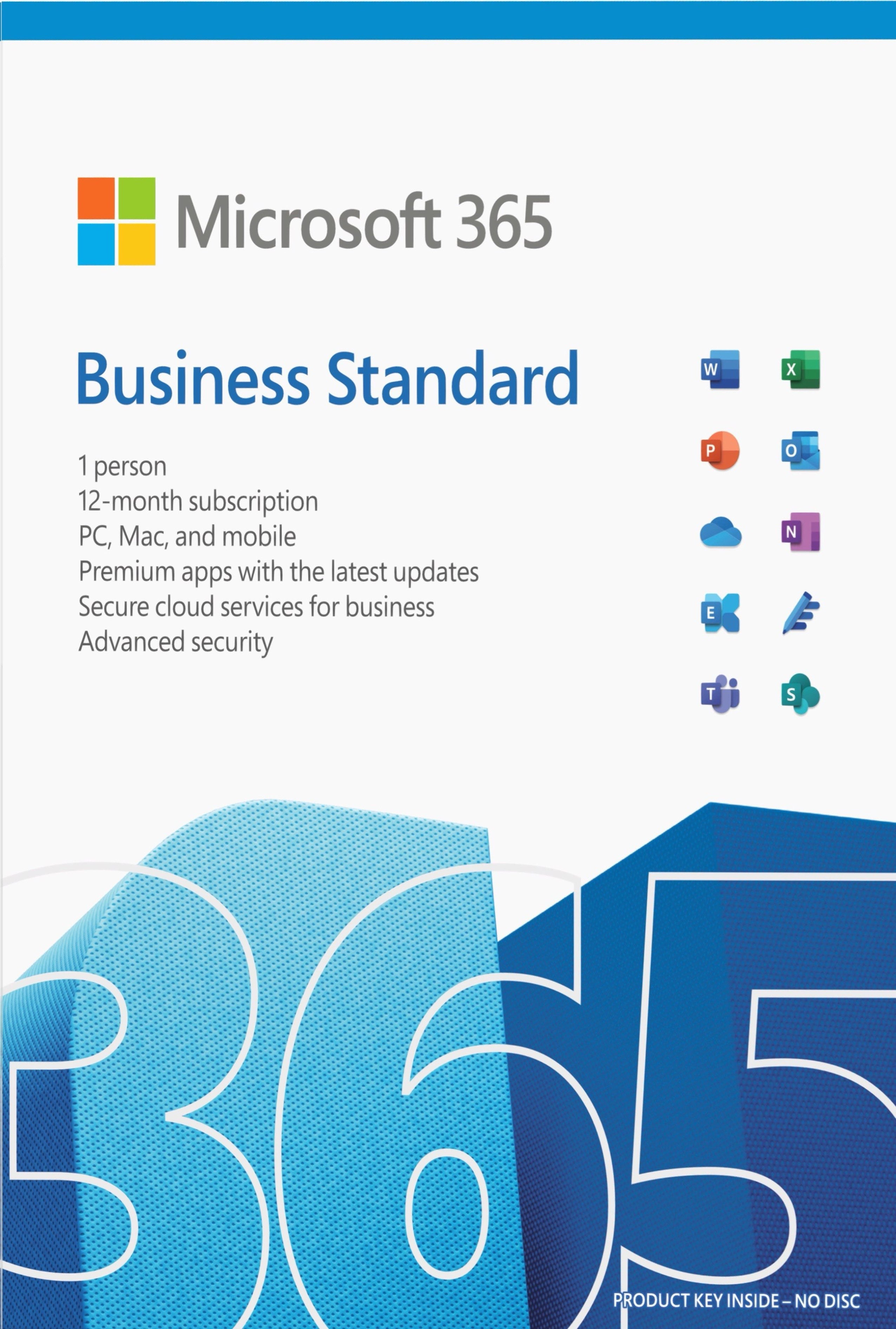 מנוי מיקרוסופט 365 עסקי סטנדרטי | Microsoft 365 Business Standard - EXON