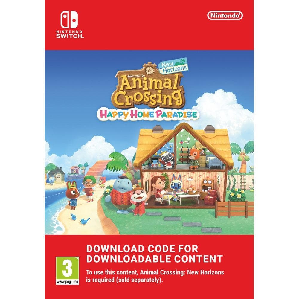 Animal Crossing: New Horizons - Happy Home Paradise הרחבה דיגיטלית - Nintendo Switch - EXON