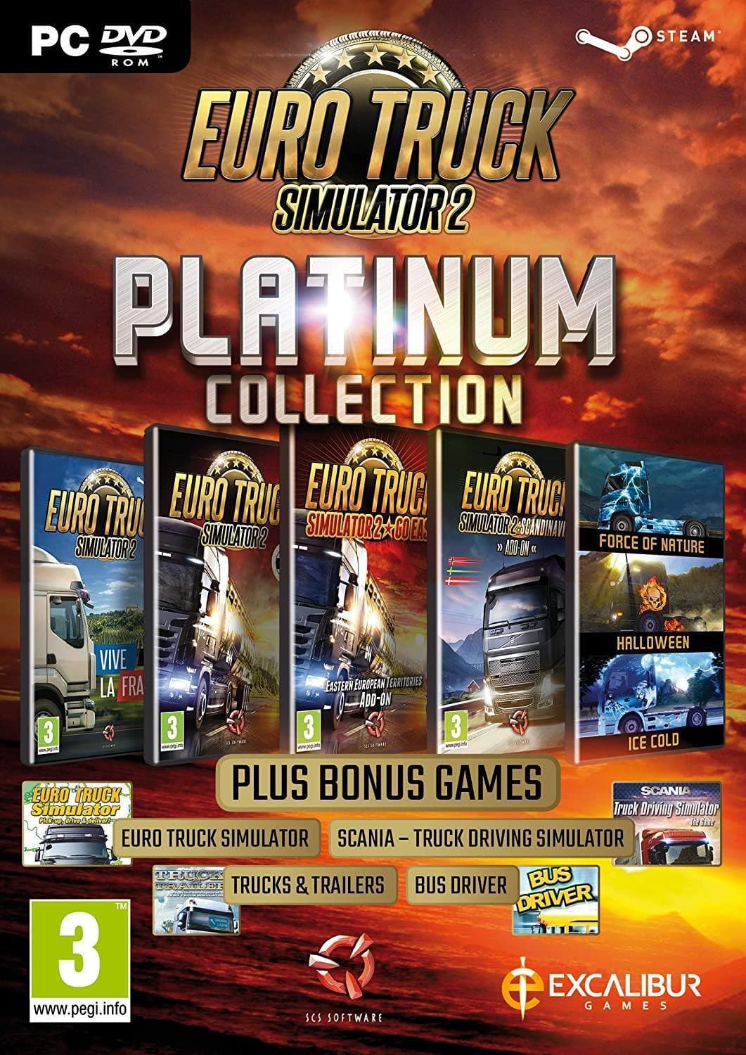 Euro Truck Simulator 2 - Platinum Edition - למחשב - EXON