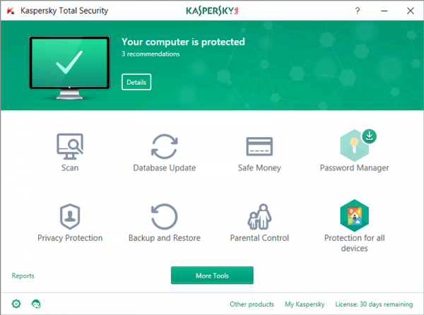 Kaspersky Total Security 2022 - EXON