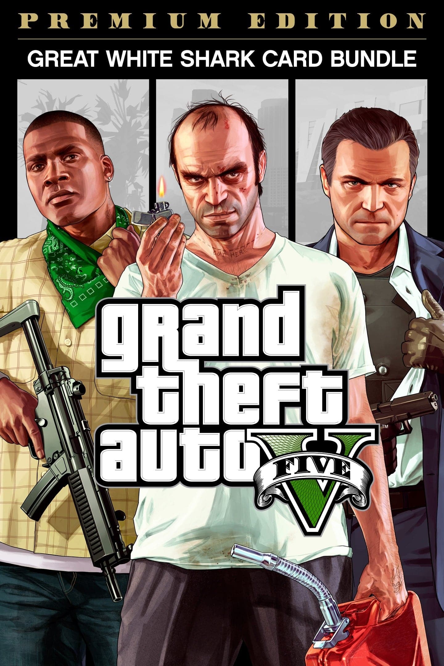 Grand Theft Auto V | GTA 5: Premium Online Edition & Great White Shark Cash Card - למחשב