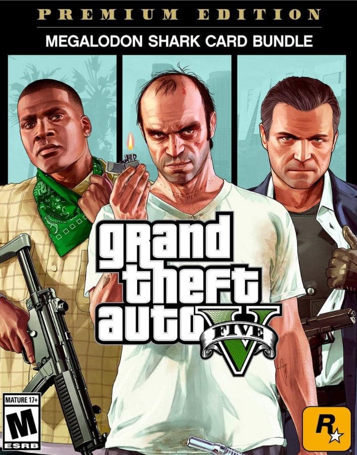 Grand Theft Auto V | GTA 5: Premium Online Edition & Megalodon Shark Card - למחשב