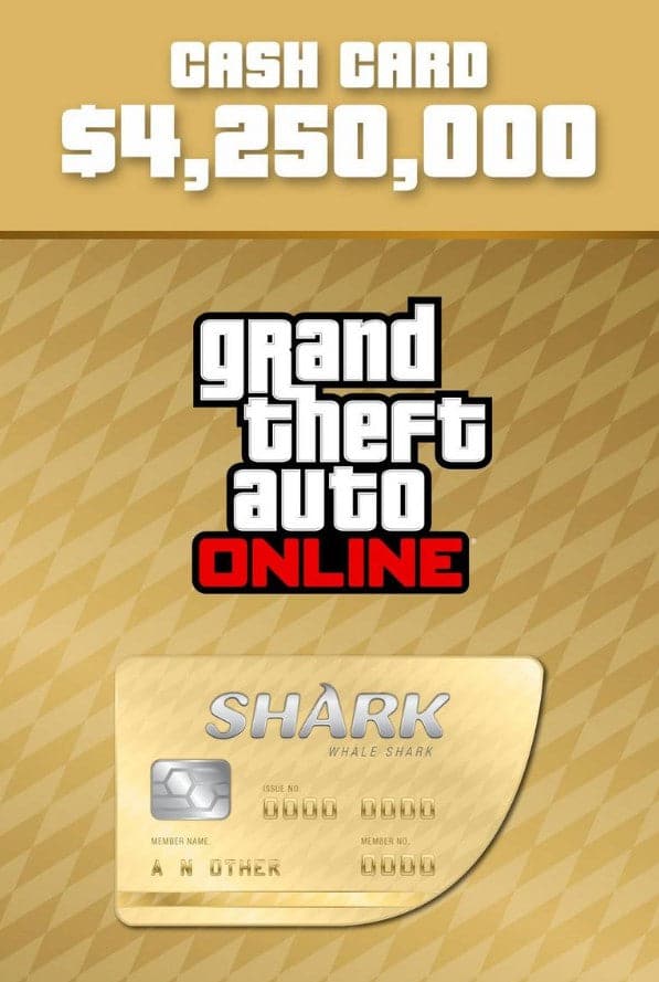 Grand Theft Auto V | GTA 5: Whale Shark Cash Card - למחשב
