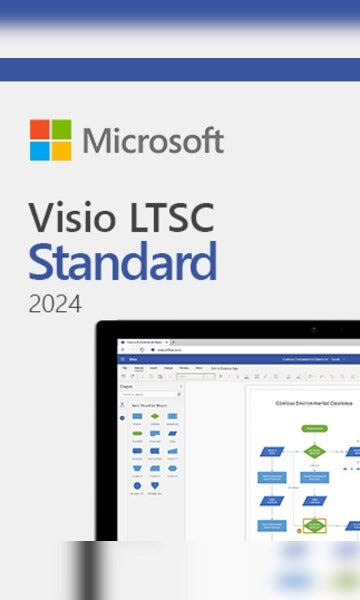 ויז'יו Microsoft Visio Standard 2024 - רישיון למחשב