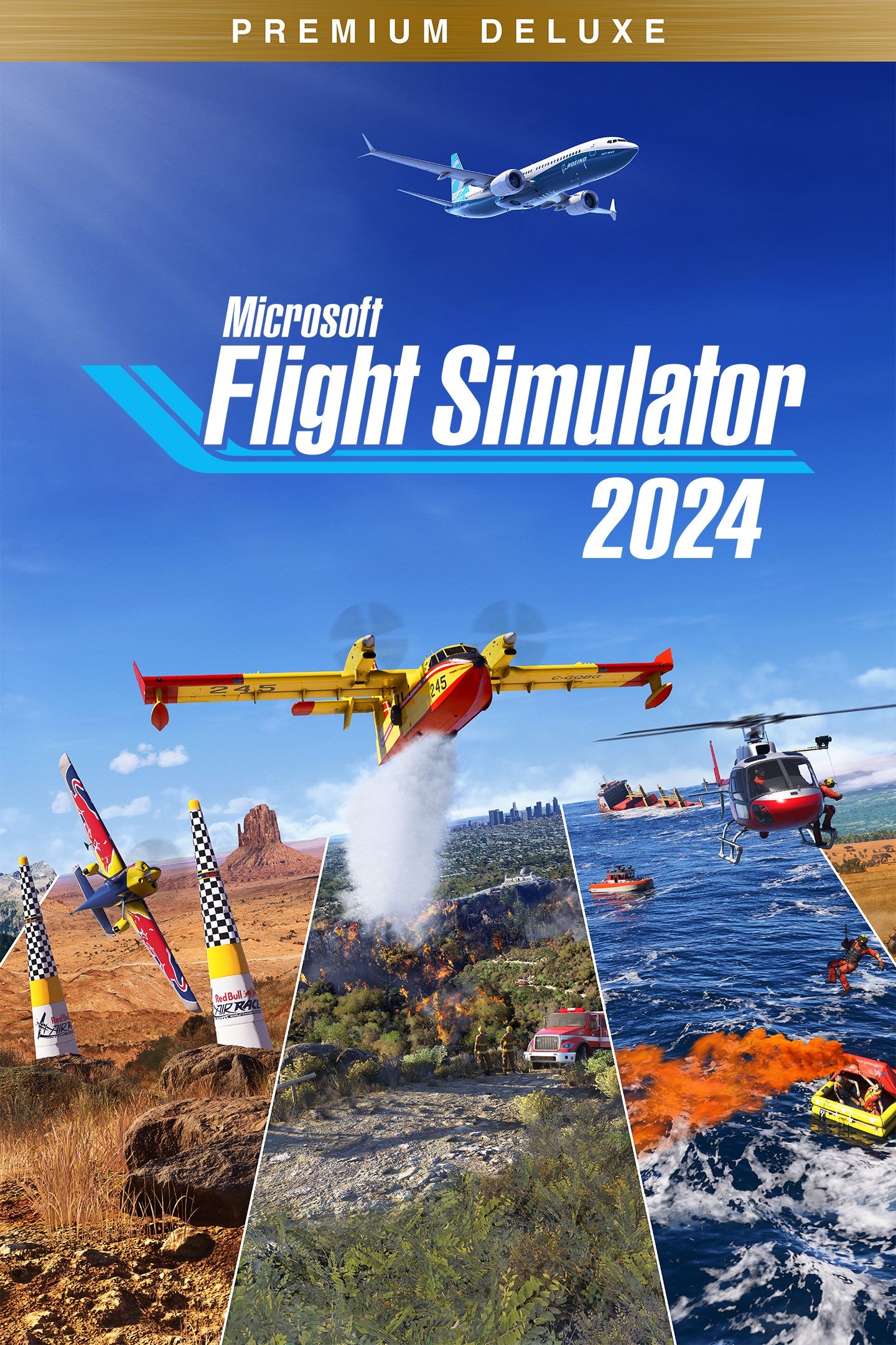 Microsoft Flight Simulator 2024 (Premium Deluxe Edition) - למחשב ולאקסבוקס