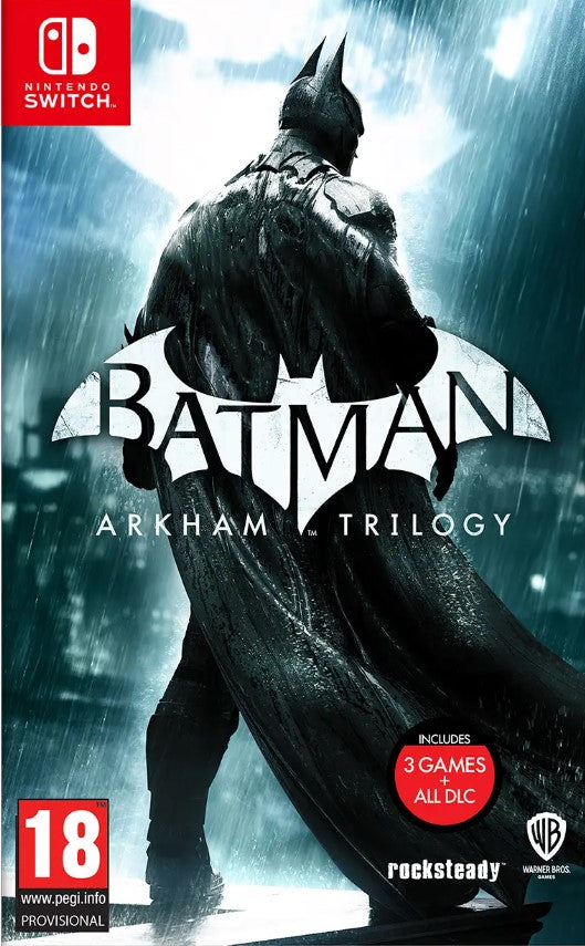 Batman: Arkham Collection - Nintendo Switch - EXON - גיימינג ותוכנות - משחקים ותוכנות למחשב ולאקס בוקס!