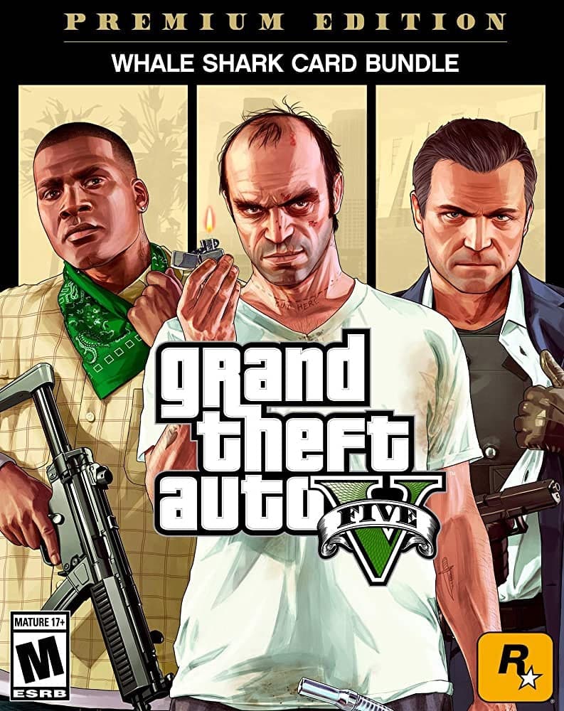 Grand Theft Auto V | GTA 5: Premium Online Edition & Whale Shark Card - Xbox - EXON