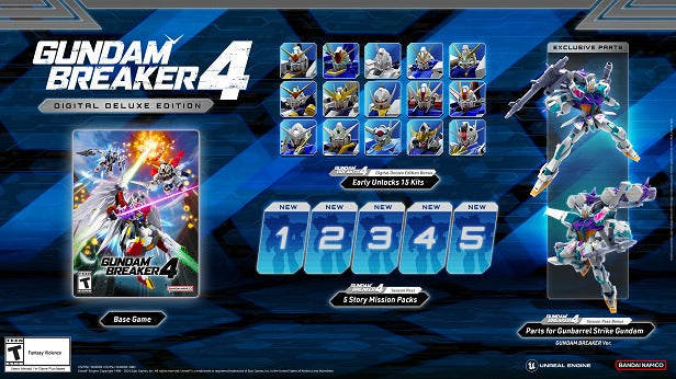 GUNDAM BREAKER 4 (Deluxe Edition) - למחשב - EXON - גיימינג ותוכנות - משחקים ותוכנות למחשב ולאקס בוקס!