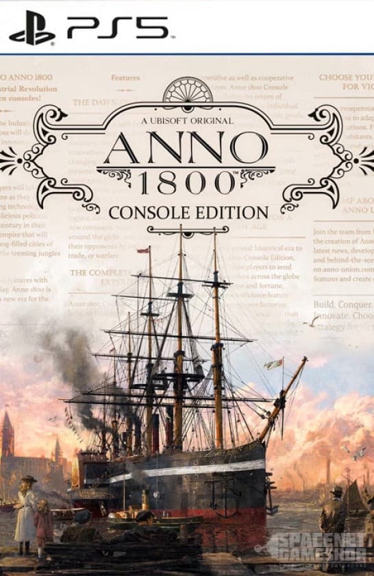 Anno 1800 (Console Standard Edition) - PlayStation | PS - EXON - גיימינג ותוכנות - משחקים ותוכנות למחשב ולאקס בוקס!