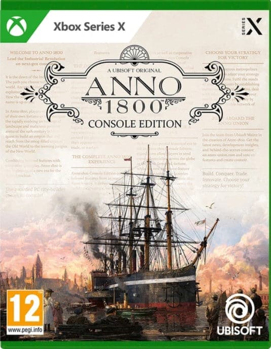 Anno 1800 (Console Standard Edition) - Xbox - EXON - גיימינג ותוכנות - משחקים ותוכנות למחשב ולאקס בוקס!