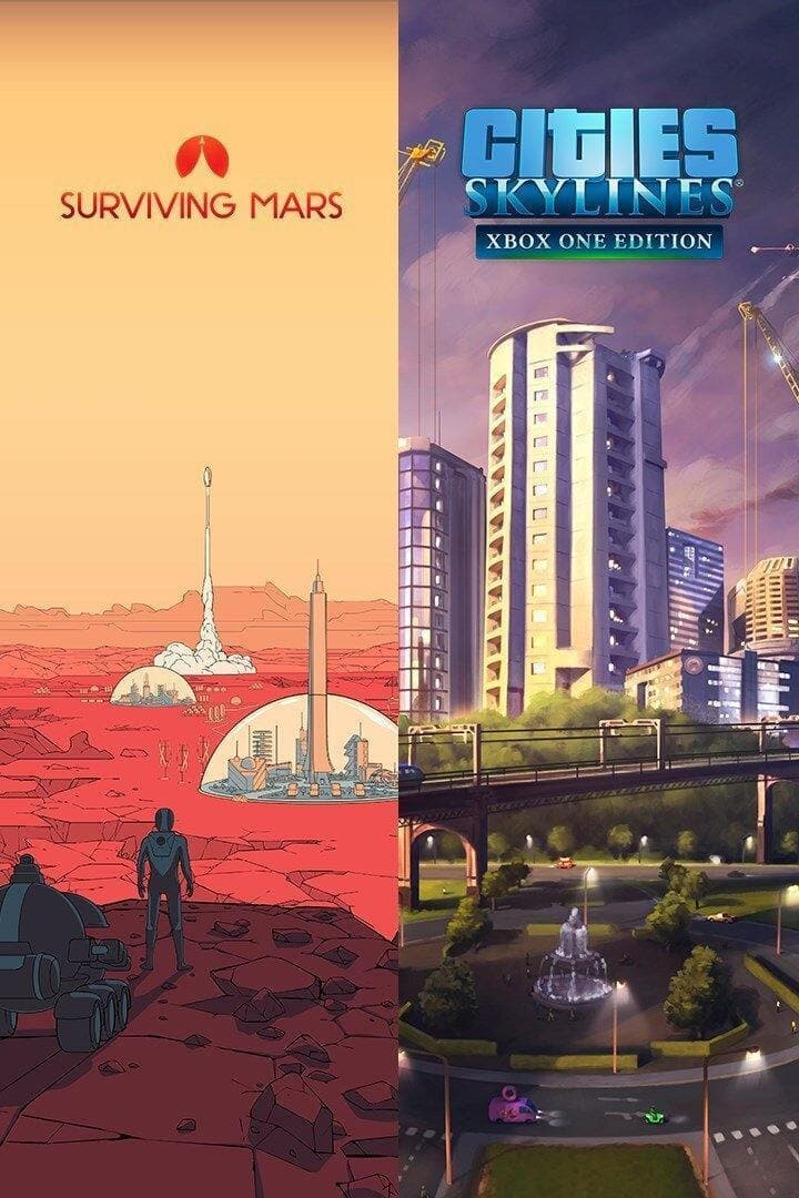 Cities: Skylines + Survivng Mars - Xbox One | Series X/S - EXON - גיימינג ותוכנות - משחקים ותוכנות למחשב ולאקס בוקס!