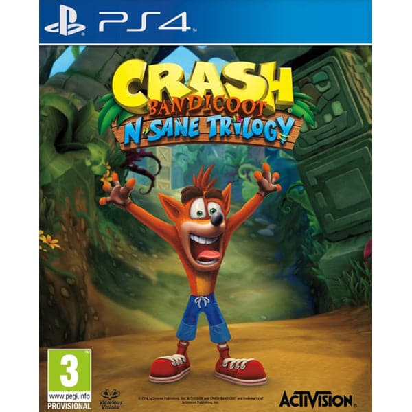 Crash Bandicoot™ N. Sane Trilogy - PlayStation | PS - EXON - גיימינג ותוכנות - משחקים ותוכנות למחשב ולאקס בוקס!