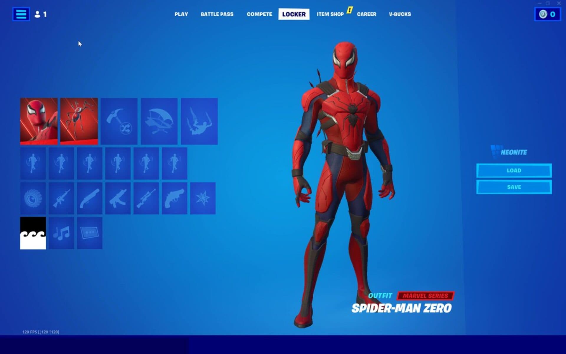 Fortnite: Spider-Man Zero Outfit - למחשב