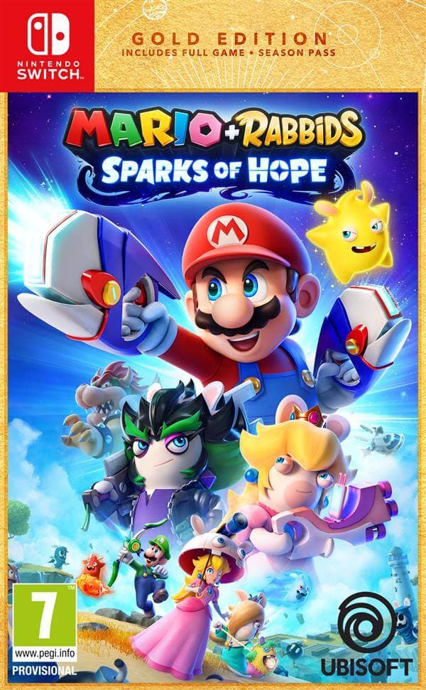 MARIO + RABBIDS SPARKS OF HOPE (Gold Edition) - Nintendo Switch - EXON - גיימינג ותוכנות - משחקים ותוכנות למחשב ולאקס בוקס!