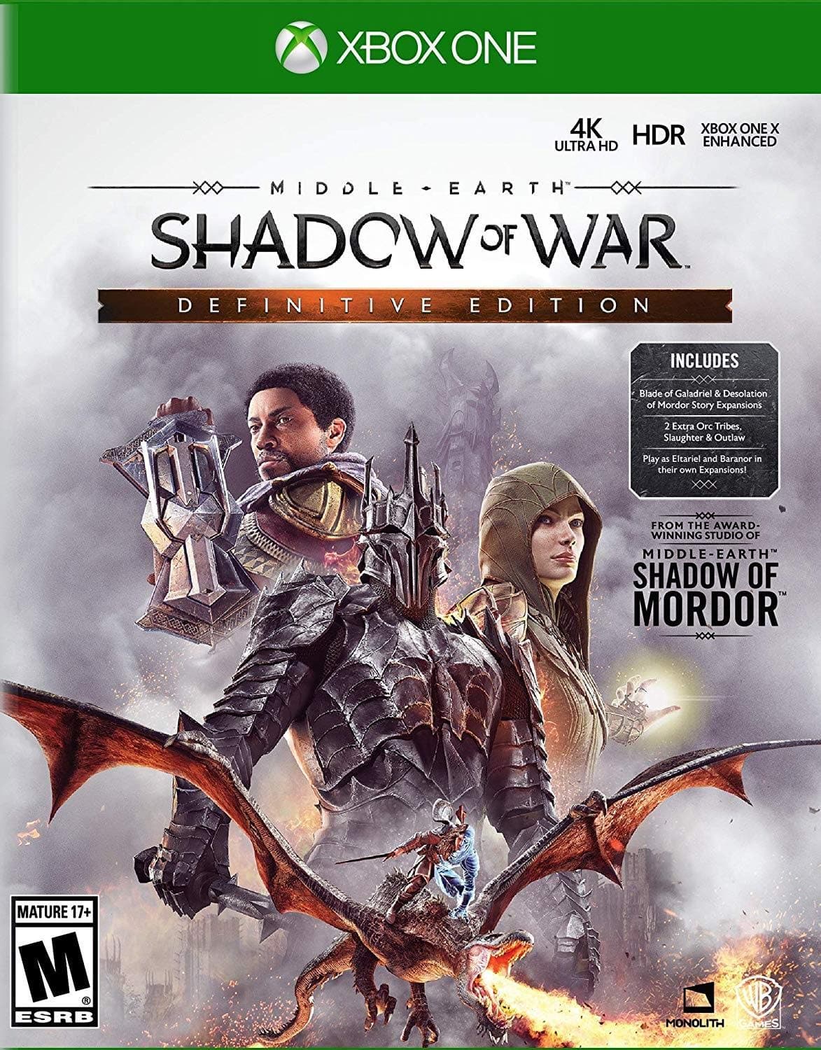 Middle-earth™: Shadow of War™ (Definitive Edition) - Xbox - EXON - גיימינג ותוכנות - משחקים ותוכנות למחשב ולאקס בוקס!